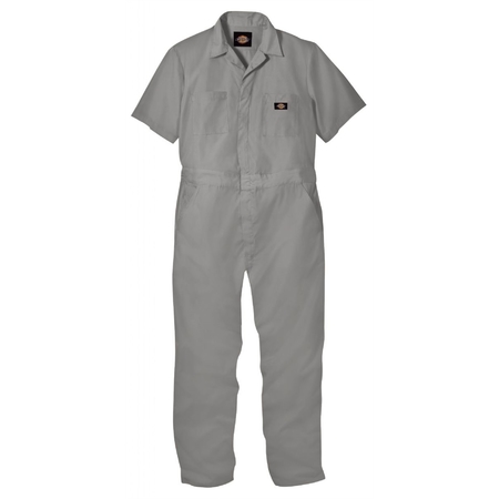 WORKWEAR OUTFITTERS Short Sleeve Coverall Grey, Medium 3339GY-RG-M